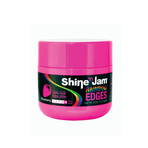 Shine N Jam Rainbow Edges Strawberry 4 oz, Shine 'n Jam, Beautizone UK