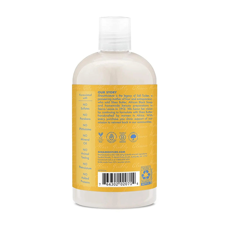 SM Low Porosity Weightless Shampoo 13oz, Shea Moisture, Beautizone UK