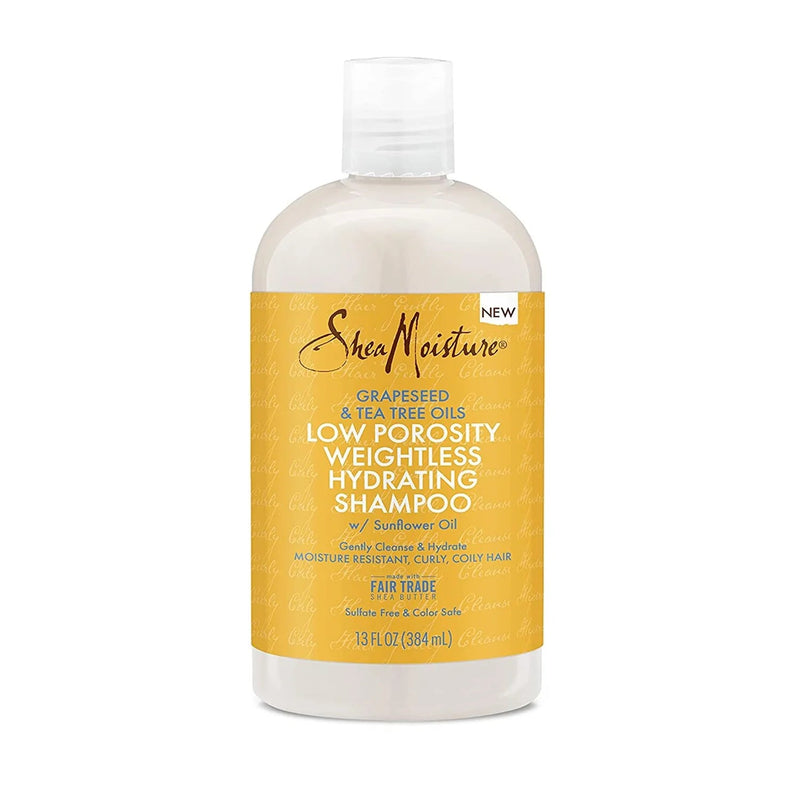 SM Low Porosity Weightless Shampoo 13oz, Shea Moisture, Beautizone UK