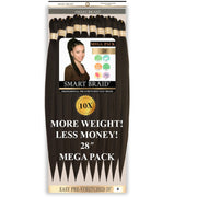 Smart Braid 10X PACK 28" Pre-Stretched l Pre-Plucked l Pre-Pulled Easy Braid Hair, Smart Braid, Beautizone UK