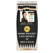 Smart Braid 8X PACK 28" Pre-Stretched l Pre-Plucked l Pre-Pulled Easy Braid Hair, Smart Braid, Beautizone UK