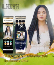 SMART BRAID Pre-Stretched I Pre-Plucked l Pre-Pulled Easy Braid Hair - 3 PACK 28", Smart Braid, Beautizone UK