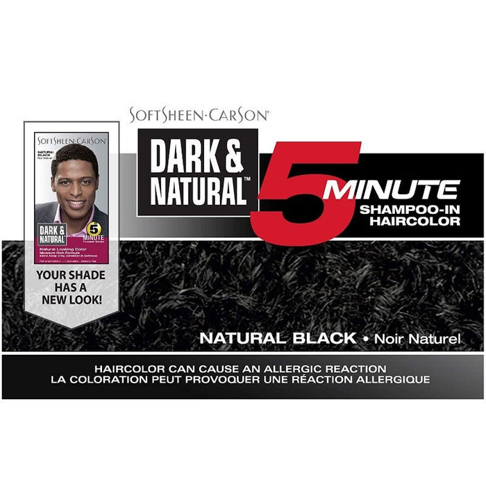 Soft Sheen Carson Dark & Natural 5 Minute Hair Dye - Natural Black, Softsheen-Carson, Beautizone UK