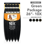 Spetra EZ Braid 26" - 10X Value Pack Pre Stretched Braiding Hair, Spectra, Beautizone UK