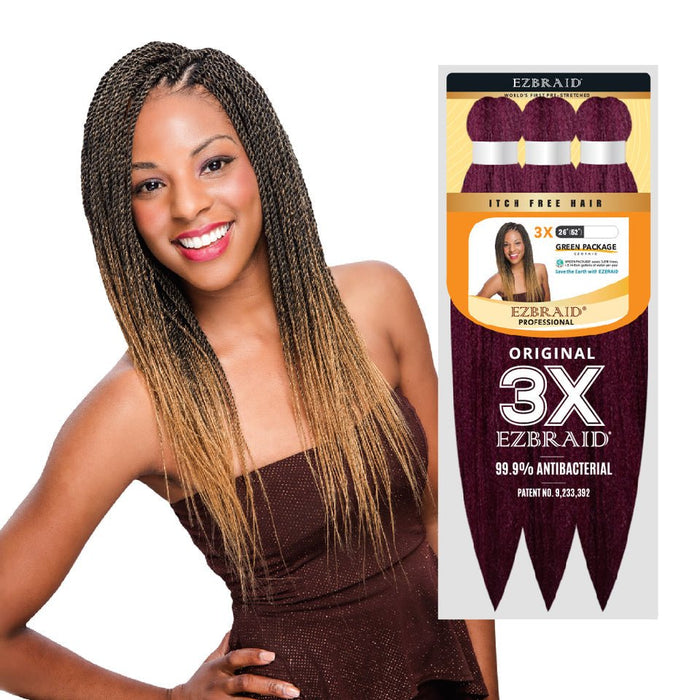 Spetra Spectra Ez Braid Pre-Stretched Braiding Hair 3 PACK — Beautizone UK