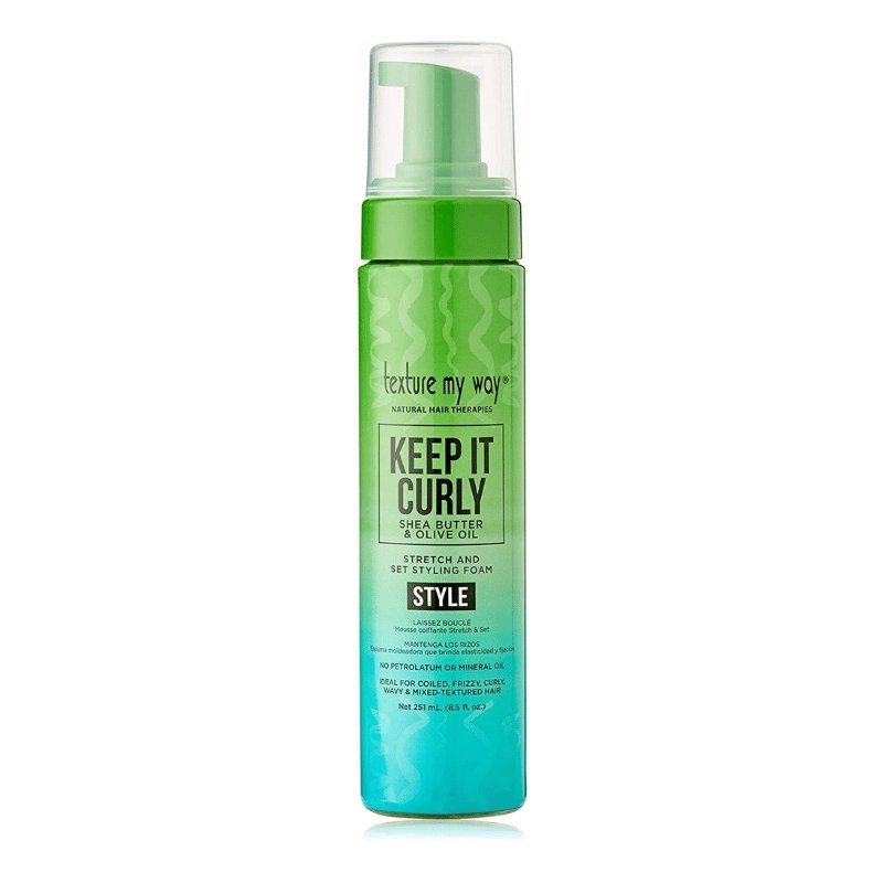 Texture My Way Keep It Curly Stretch And Set Styling Foam 251ml, texture my way, Beautizone UK