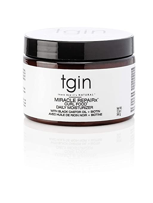 tgin Miracle RepaiRx Curl Food Daily Moisturizer For Damaged Hair - Repair - Protect - Restore - 340g, TGIN, Beautizone UK