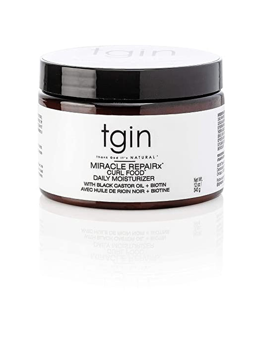tgin Miracle RepaiRx Curl Food Daily Moisturizer For Damaged Hair - Repair - Protect - Restore - 340g, TGIN, Beautizone UK