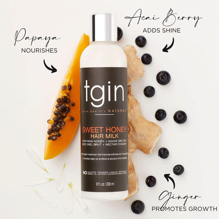 TGIN Sweet Honey Hair Milk 8 oz, Tgin, Beautizone UK