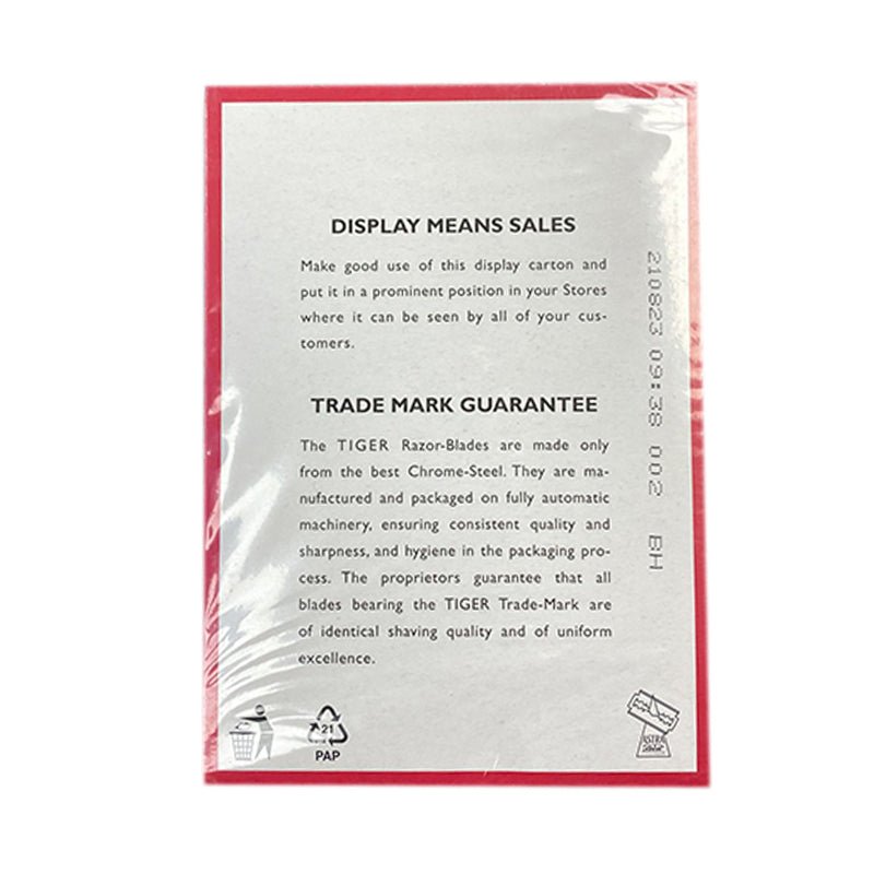 TIGER SAFETY RAZOR BLADES, Blades, Beautizone UK