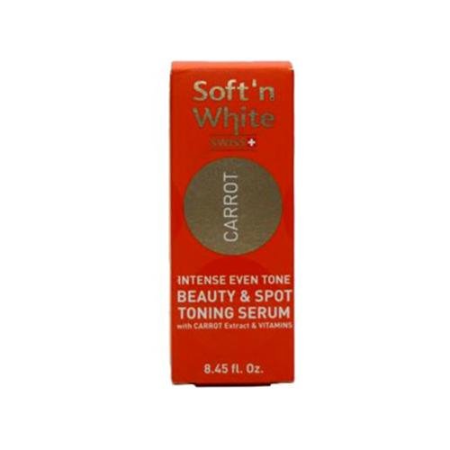 Soft N White Swiss+ Carrot Intense Tone Beauty Serum 30ml, Soft'n White, Beautizone UK
