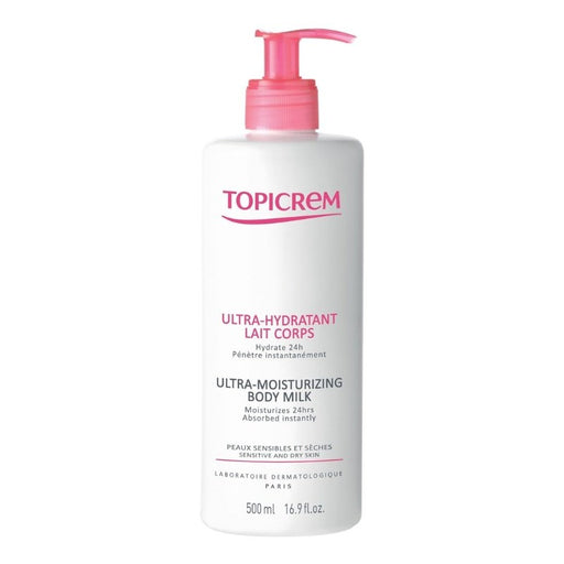 Topicrem Ultra-Moisturizing Body Milk 500ml, Topicrem, Beautizone UK