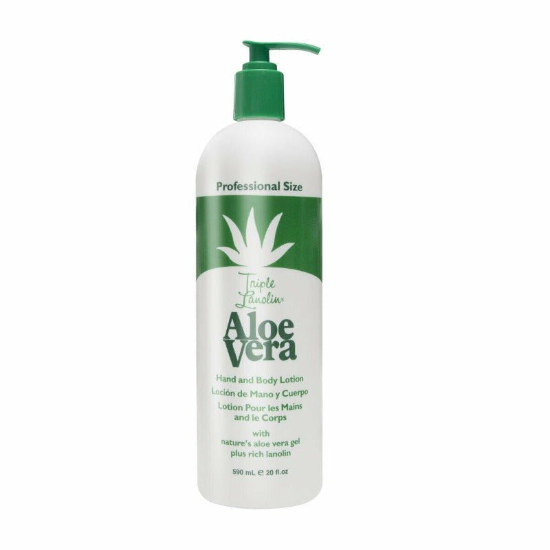 Triple Lanolin Aloe Vera Hand and Body Lotion 590ml/20oz, Triple Lanolin, Beautizone UK