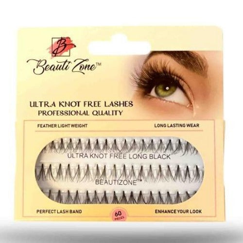 Ultra Knot Free Individual Eyelashes Cluster Lashes 60 Pieces, Beautizone, Beautizone UK