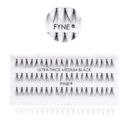 Ultra Thick Individual Eyelash Extensions - MEDIUM 627-01, Eyelash, Beautizone UK