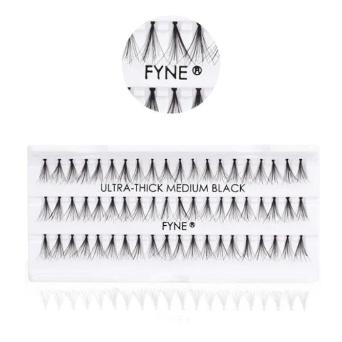 Ultra Thick Individual Eyelash Extensions - MEDIUM 627-01, Eyelash, Beautizone UK