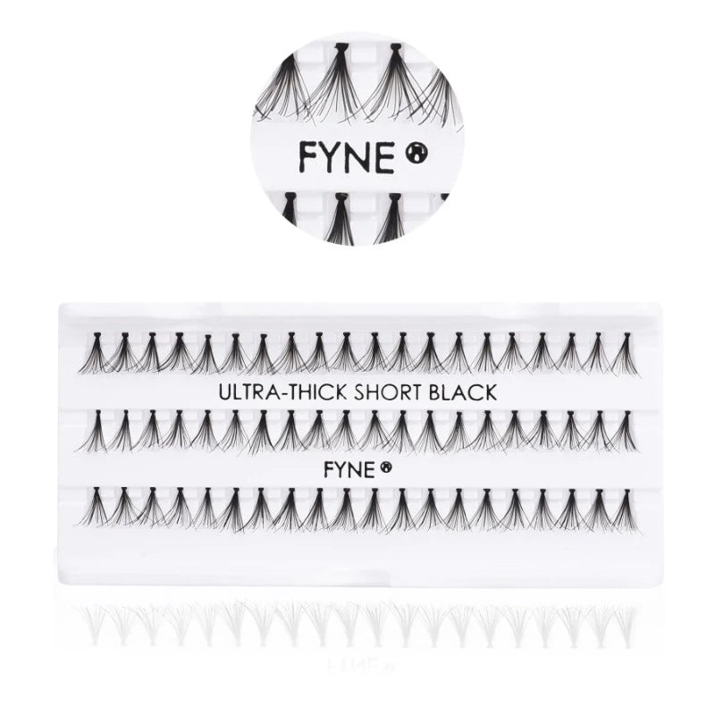Ultra Thick Individual Eyelash Extensions - SHORT 626-01, Eyelash, Beautizone UK