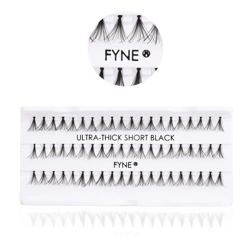 Ultra Thick Individual Eyelash Extensions - SHORT 626-01, Eyelash, Beautizone UK