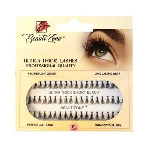 Ultra Thick Individual Eyelashes Cluster Lashes by Beautizone, Beautizone, Beautizone UK