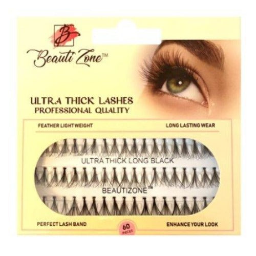 Ultra Thick Individual Eyelashes Cluster Lashes by Beautizone, Beautizone, Beautizone UK