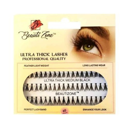 Ultra Thick Individual Eyelashes Cluster Lashes by Beautizone, Beautizone, Beautizone UK