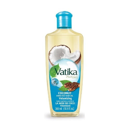 Vatika Naturals Coconut Enriched Hair Oil Volume and Thickness,, Coconut Enriched Hair Oil, Beautizone UK