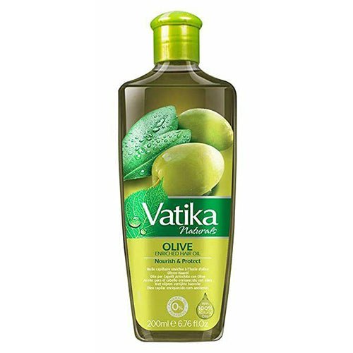 Vatika Olive Enriched Hair Oil, Nourish & Protect 200ml, Olive Enriched Hair Oil, Beautizone UK