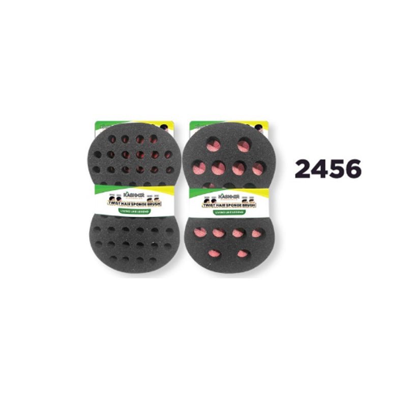 Wave Hair Sponge Brushes 2456 (Large), Kashmir, Beautizone UK