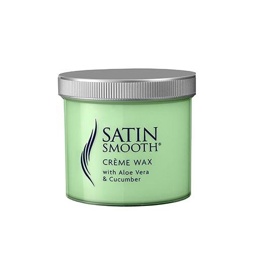 Satin Smooth Creme With Wax Aloe Vera & Cucumber 425g, Satin Smooth, Beautizone UK