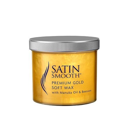 Satin Smooth Premium Gold Wax With Manuka Oil & Beeswax 425g, Satin Smooth, Beautizone UK