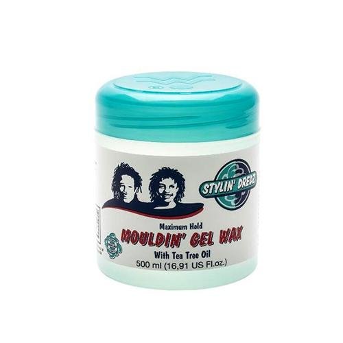 Stylin Dredz Mouldin Gel Wax Maximum Hold With Tea Tree 500ml, Stylin Dredz, Beautizone UK