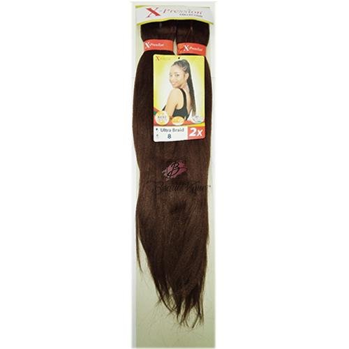 XPRESSION PRE STRETCHED ULTRA BRAID 2x PACK BRAID EXTENSIONS 46" LENGTH, Xpression, Beautizone UK