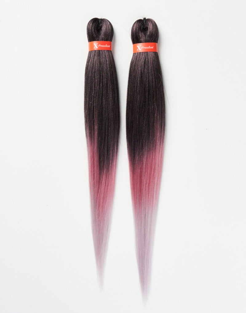 Xpression Pre Stretched Ultra Braid 2x Pack Braid Extensions 46" Length, X-pression, Beautizone UK