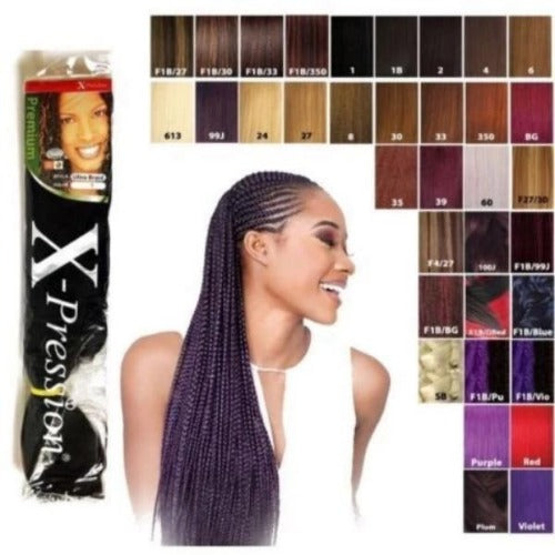 Xpression Ultra Braid Plaiting Braiding Bulk Hair Extensions, Xpression, Beautizone UK